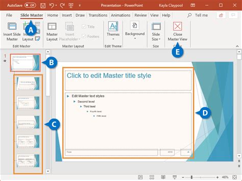 powerpoint  master customguide