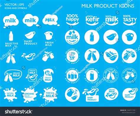 milk yogurt logo images stock  vectors shutterstock