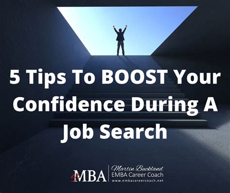 tips  boost  confidence   job search emba career coach