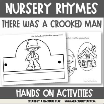 crooked man nursery rhyme   teachable year tpt