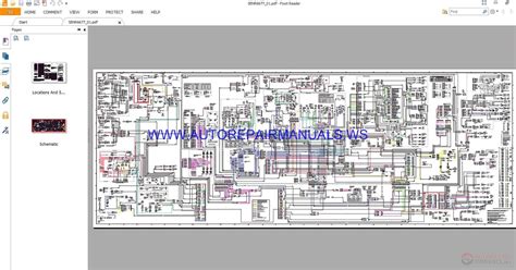 caterpillar  series ii  wheel loader electrical schematics manuals auto repair
