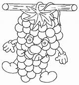 Toamna Colorat Uvas Planse Fructe Uva Desene Coloring Struguri Grapes Pentru Grape Cacho P02 Toamnă Imagini Fise Plansa Primiiani Racimos sketch template
