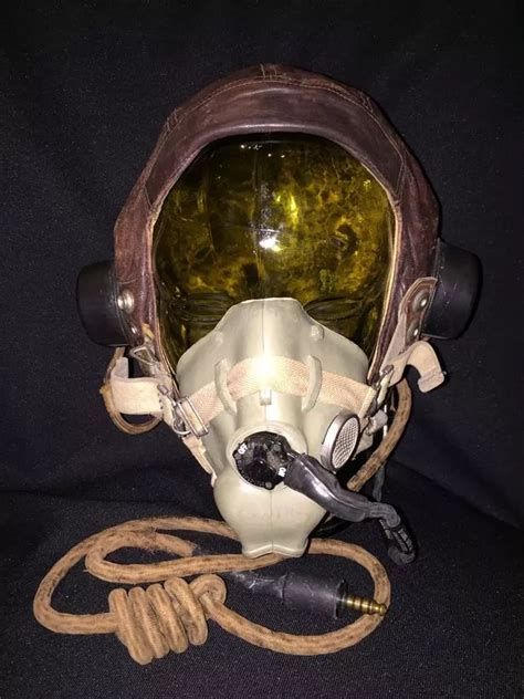 ww fighter pilots helmet snapped     flea market  costa