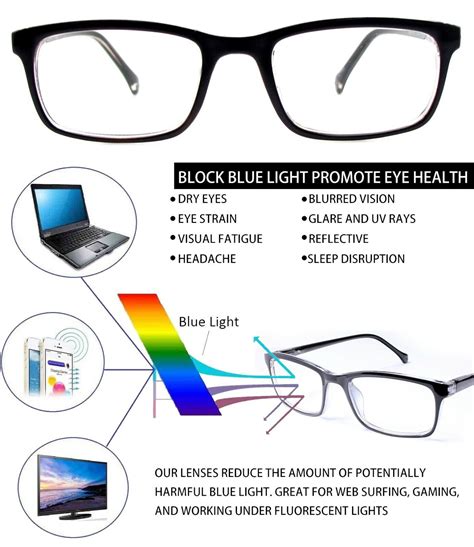 anti blue light blocking glasses cut uv400 lens computer reading
