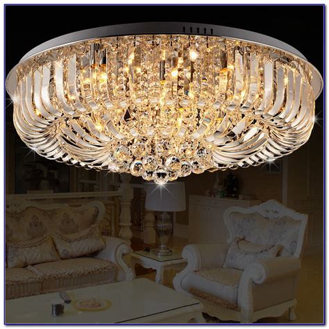 flush mount crystal chandelier lighting ceiling home design ideas adrkgeno