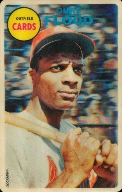 topps   curt flood baseball vcp price guide