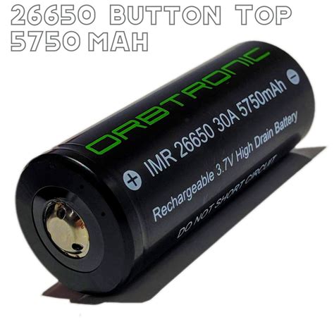 battery mah  button top imr li ion orbtronic