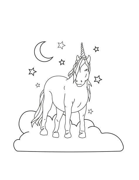 pusheen unicorn coloring page eps illustrator jpg png