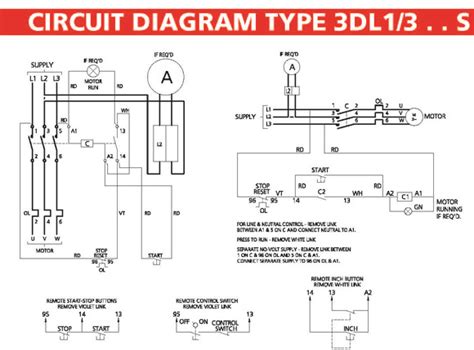 single phase magnetic starter wiring diagram