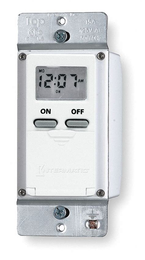 intermatic vac electronic wall switch timer max onoff cycles white fwzeiwc
