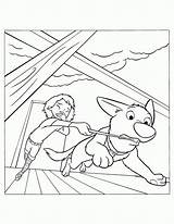 Bolt Coloring Pages Disney Dog Printable Cartoon Animated Coloringpages1001 Print Cute sketch template