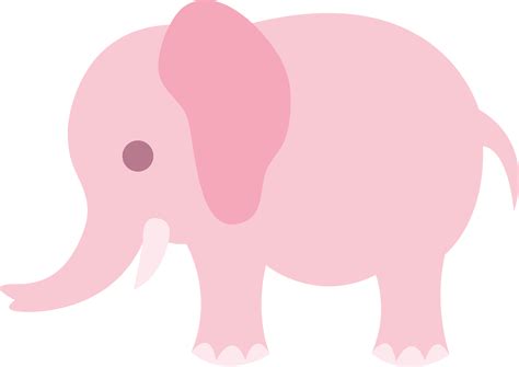 pink elephant clip art  clip art