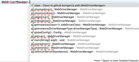 manage browsers binaries  webdrivermanager  selenium
