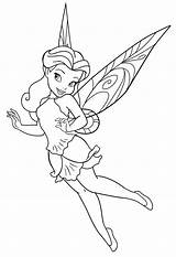 Fairy Tinkerbell Fairies Dibujos sketch template