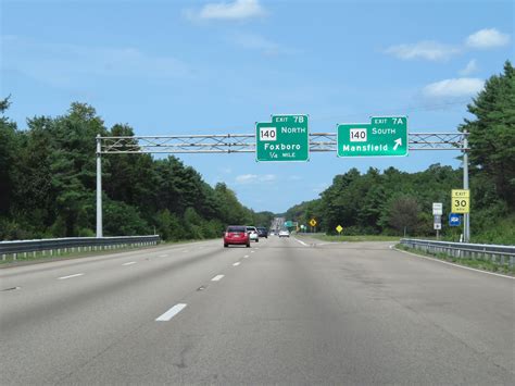 massachusetts interstate  northbound cross country roads