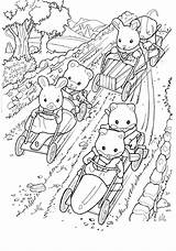 Sylvanian Coloring Pages Families Calico Critters Familys Family Kleurplaten Printable Competition Cars Print Sylvania Kids Fun Book Frozen Choose Board sketch template
