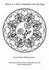 Mandala Coloring sketch template