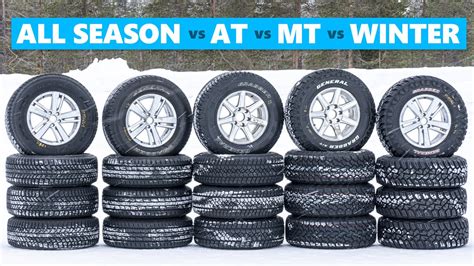 Off Road Vs All Season Vs Winter Tires Snow Test Youtube