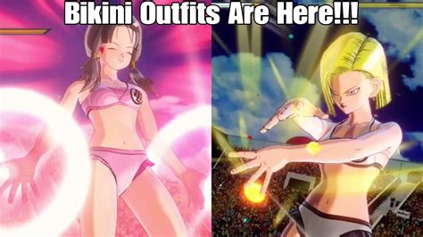Xenoverse 2 Bikini 18 And Bikini Videl Free Dlc 6 Costumes