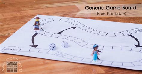 generic game board printable