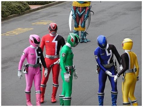 Henshin Grid Power Rangers On Set In New Zealand Pictures