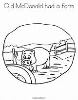 Farm Old Coloring Pages Worksheet Had Mcdonalds Mcdonald Macdonald Pig Print Sheet Worksheets Color Printable Noodle Handwriting Getcolorings Vocabulary Teacher sketch template
