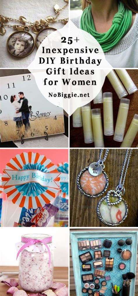 inexpensive diy birthday gift ideas  women