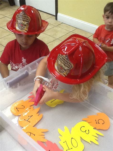 fire preschool activities design talk