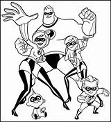Incredibles Coloring Pages Printable Disney Color Kids Colouring Incredible Sheet Mr Sheets Online Print Superhero Family Loyalty Plate Logo Cartoon sketch template