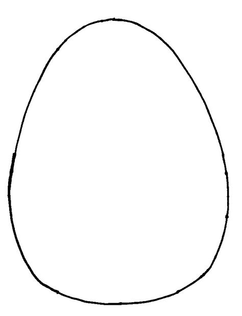 easter egg templates az coloring pages clipart  clipart