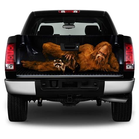 buy  skins universal tailgate vinyl graphic decal wrap trim  fit  vehicle bigfoot