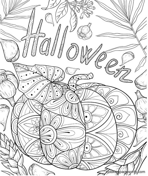 halloween pumpkin coloring pages