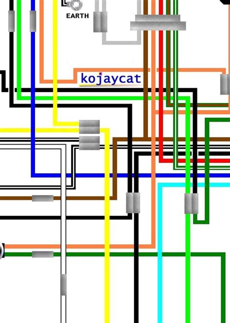 suzuki    general spec large colour wiring loom diagram