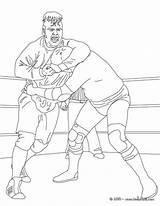 Lucha Wrestling Combate Hellokids Grandes Dibujo sketch template