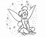 Tinkerbell Coloring Pages Printable Print Kids Pumpkin Periwinkle Fairy Sitting Disney Tinker Bell Crossed Legs Stencil Template Domo Drawing Colouring sketch template