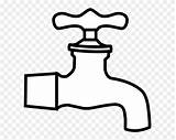 Clip Faucet Tap Water Clipart Pinclipart Line Report sketch template