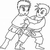 Judo Coloring Pages Coloringpages1001 sketch template