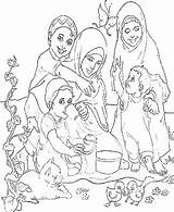 Coloring Ramadan Muslim Isra Familyholiday Miraj Mewarna Jom Ethernet sketch template