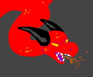 dragons fighting drawception