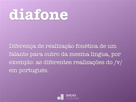 diafone dicio dicionario  de portugues
