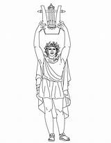 Apollo Gods Goddesses Mythology Mitologia Apollon Greca Disegno Grecs Netart Dieu Apolo Artemis Grec Colorear Griego Zeus Grecia Antica Dieux sketch template