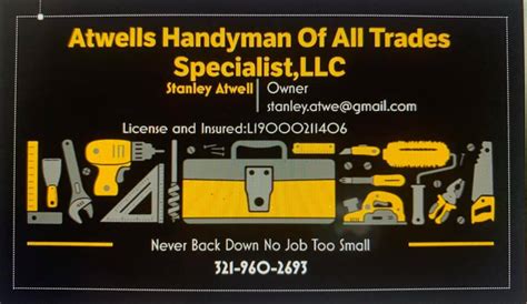 atwells handyman   trades specialist llc freeport