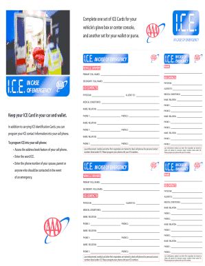ice card template fill   sign printable  template signnow