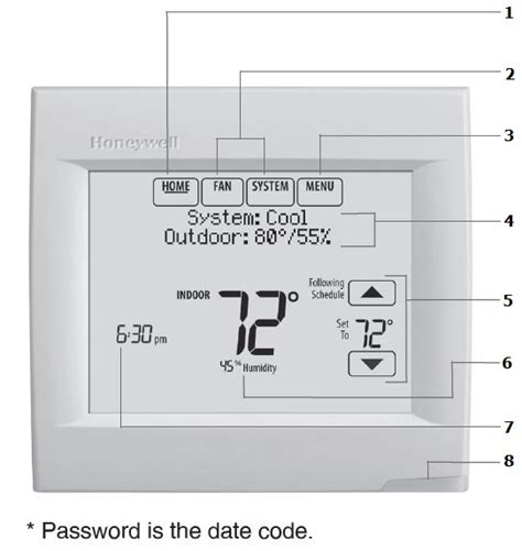 honeywell home thermostat wiring schematic wiring view  schematics