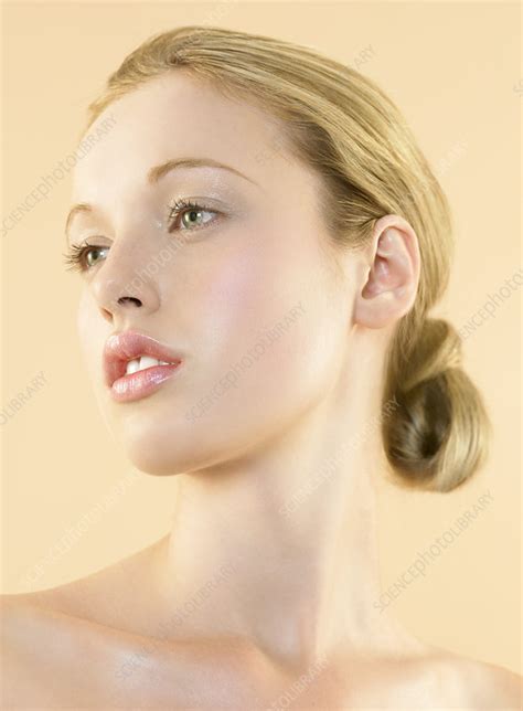 woman s face stock image p701 0456 science photo library