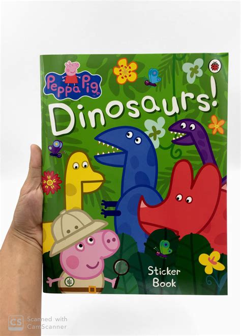 peppa pig dinosaurs sticker book