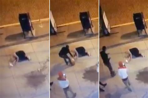 Woman Gets Knocked Out Cold Bystanders Stop To Take Selfies