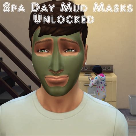 spa day mud masks unlocked  ventusmatt  mod  sims sims  updates