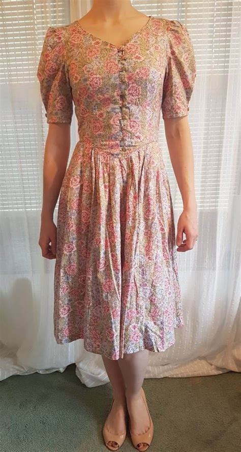 floral laura ashley dress by fromingridtoaudrey on etsy laura ashley