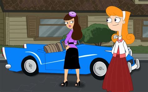 Vanessa And Candace Sweet Ride Phineas And Ferb Ferb And Vanessa